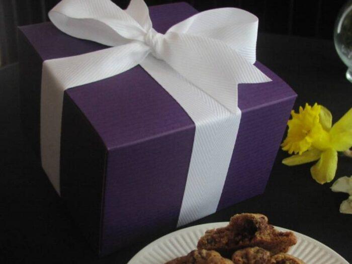 Easter gift box of gourmet cookies and brownies