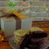 A large gift box of gourmet cookies and brownies