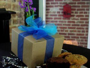 Standard gift box of gourmet cookies and brownies