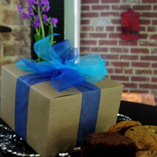 Standard gift box of gourmet cookies and brownies