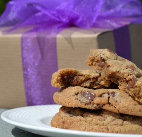Small gift box of gourmet cookies