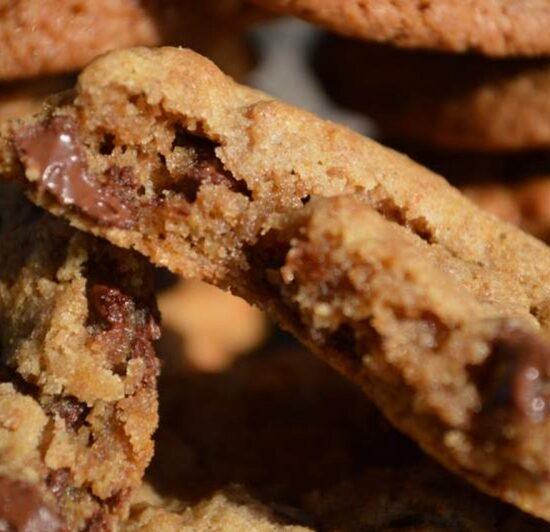 Up close photo of the gourmet cookies included in this custom gift basket