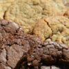 Gourmet cookies and chocolate brownies in a gift box for Military Service Members
